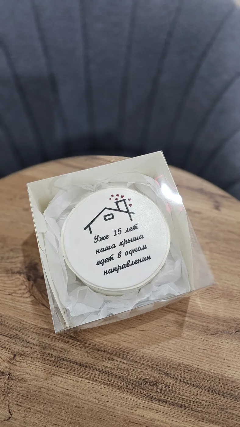 Бенто-торт "Крыша едет"